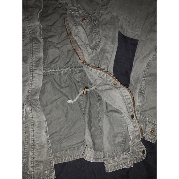 Army green jean jacket - Picture 3 of 3